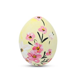 Χειροποίητο κεραμικό αυγό κίτρινο