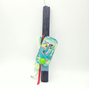 Λαμπάδα Πασχαλινή χειροποίητη Λάμψη 22